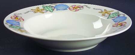 Seashell Rim Soup Bowl