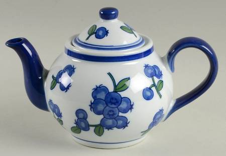 Blueberry Teapot & Lid