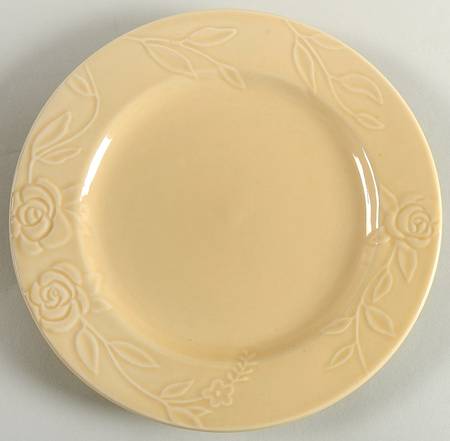 Rosemoor Yellow Salad Plate