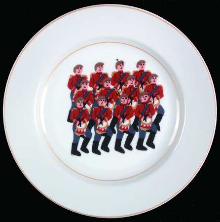 12 Days of Christmas Salad/Dessert Plate