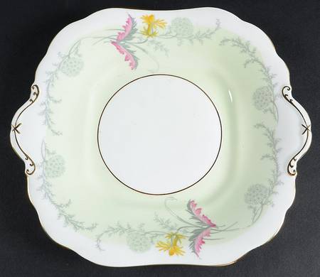 Wayside Square Handled Cake Plate