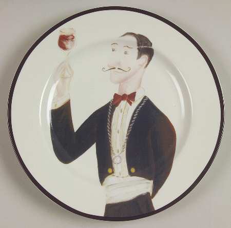 Wine Enthusiast Salad/Dessert Plate