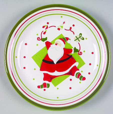 Happy Holidays Salad Plate