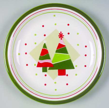 Happy Holidays Salad Plate