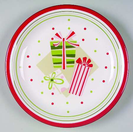 Happy Holidays Salad Plate