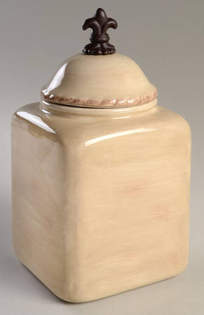 Tuscan Countryside Cream Medium Canister & Lid