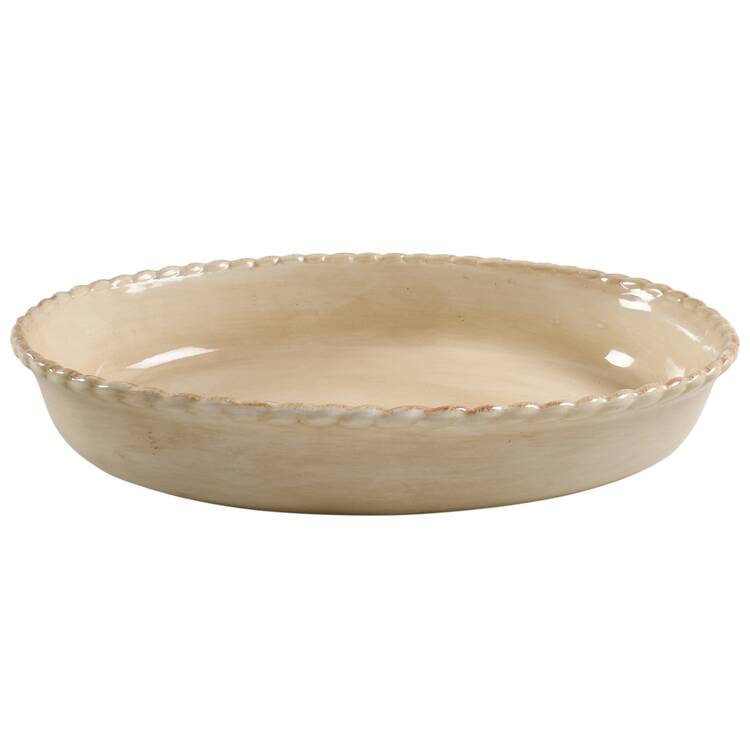 Tuscan Countryside Cream 16" Oval Baker