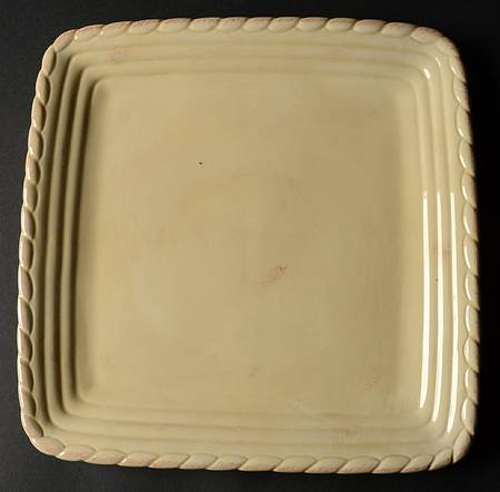 Tuscan Countryside Cream Square Dinner Plate