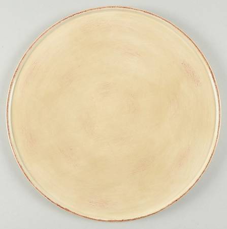 Tuscan Countryside Cream Cake Plate No Glass Dome