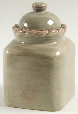 Tuscan Countryside Sage Green Sugar Bowl & Lid