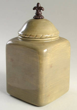 Tuscan Countryside Sage Green Large Canister & Lid