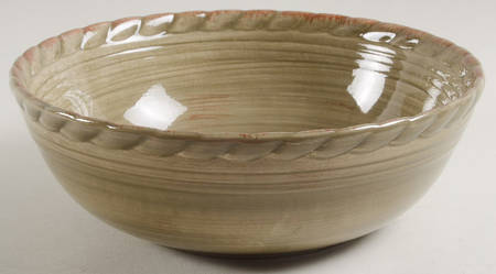 Tuscan Countryside Sage Green 9" Round Vegetable Bowl