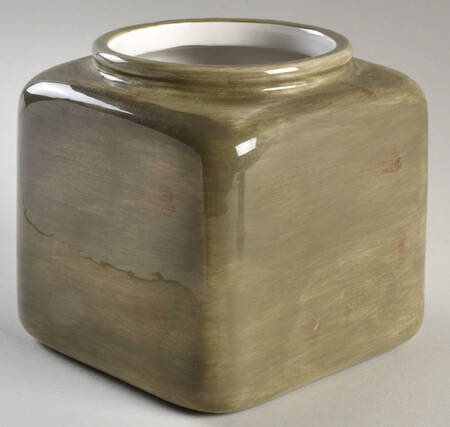 Tuscan Countryside Sage Green Small Canister No Lid