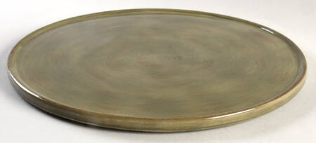 Tuscan Countryside Sage Green Cake Plate No Glass Dome