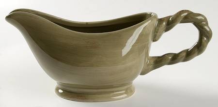 Tuscan Countryside Sage Green Gravy Boat