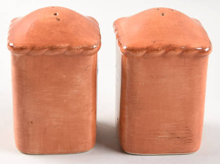 Tuscan Countryside Terra Cotta Salt & Pepper Set