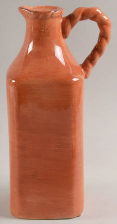 Tuscan Countryside Terra Cotta Oil Cruet No Stopper