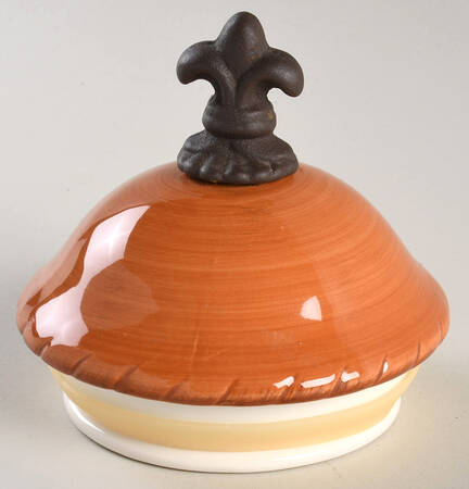 Tuscan Countryside Terra Cotta Lid for Medium Canister
