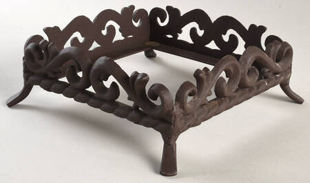 Tuscan Countryside Terra Cotta Metal Base for Medium Canister