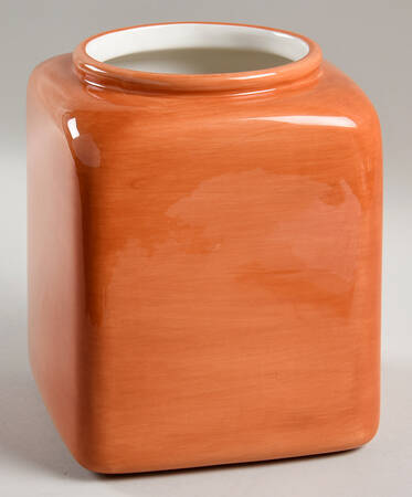 Tuscan Countryside Terra Cotta Large Canister No Lid