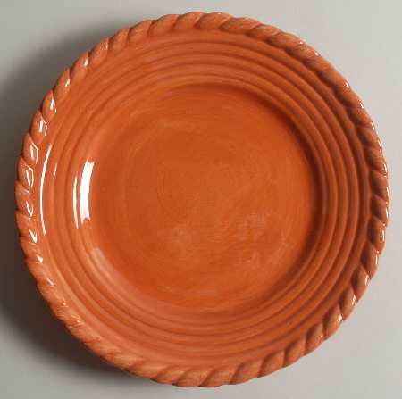 Tuscan Countryside Terra Cotta Salad Plate