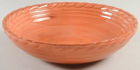Tuscan Countryside Terra Cotta Coupe Soup Bowl