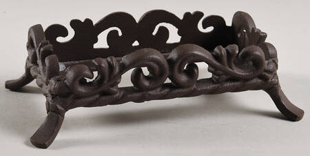 Tuscan Countryside Yellow Metal Stand for Salt & Pepper