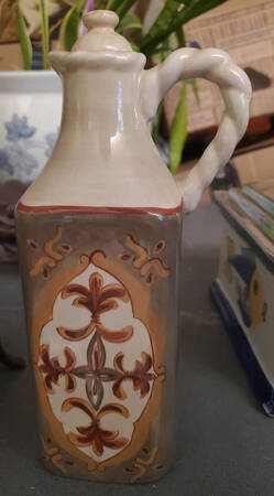 Sienna Vinegar Cruet No Stopper