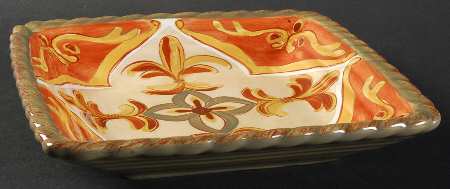 Sienna Square Salad Plate