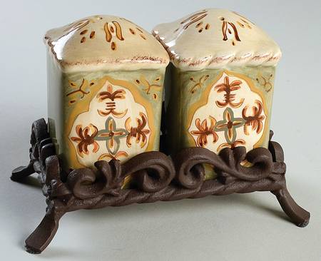 Sienna Salt & Pepper w/Metal Stand
