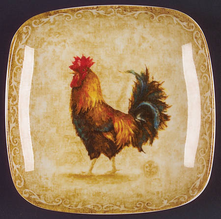 Rustic Roosters Salad Plate