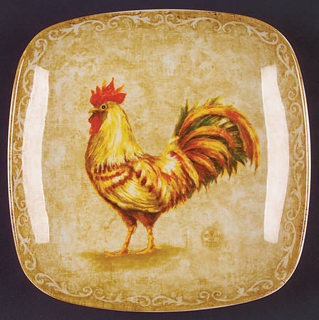 Rustic Roosters Salad Plate