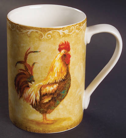 Rustic Roosters Mug