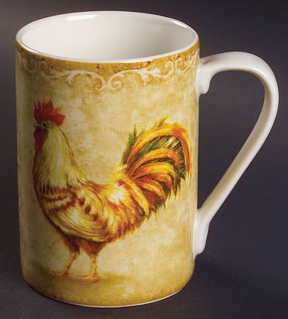 Rustic Roosters Mug