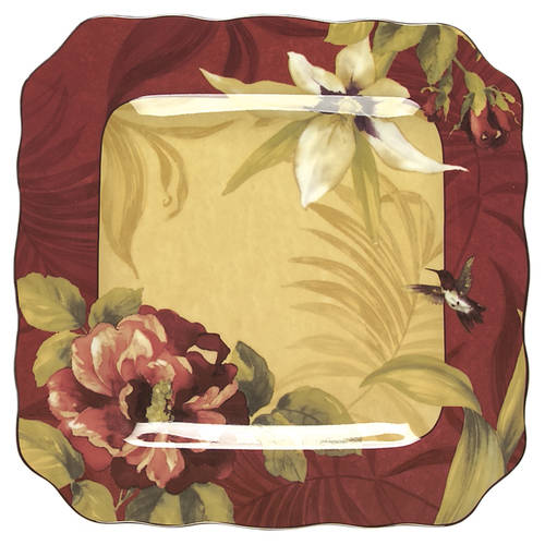 Belize Square Dinner Plate