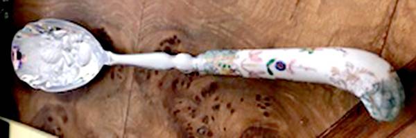Floraine (Blue) Berry Spoon