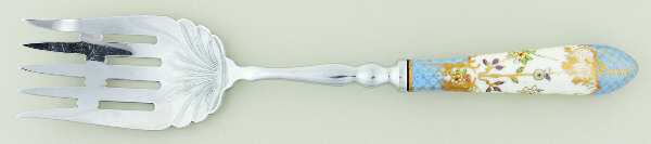 Floraine (Blue) Oversize Cold Meat Fork