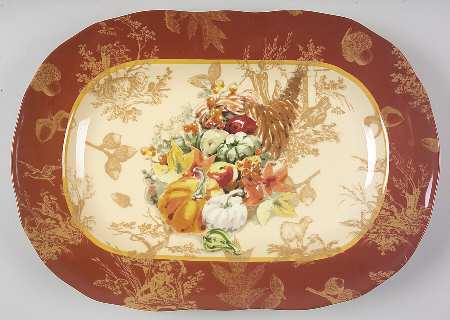 Harvest 14" Oval Serving Platter