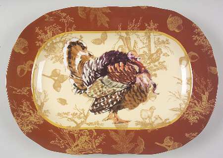Harvest 14" Oval Serving Platter