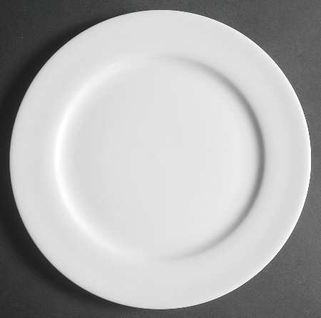 Tuileries-All White Dinner Plate
