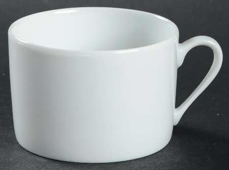 Tuileries-All White Flat Cup