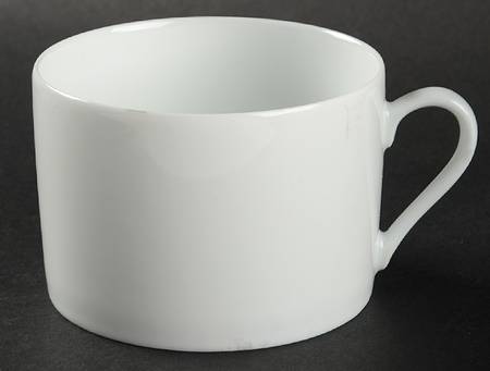 Tuileries-All White Flat Cup