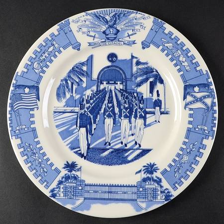 The Citadel Blue-The Military College of S. C. Dinner Plate