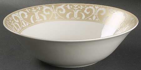 Vertoni Gold Mica 10" Round Vegetable Bowl