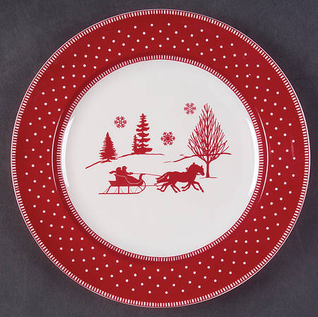 Adirondack Red Salad Plate