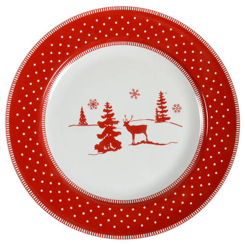 Adirondack Red Salad Plate
