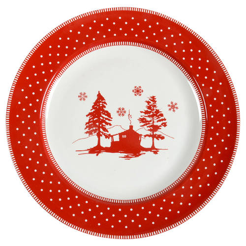 Adirondack Red Salad Plate