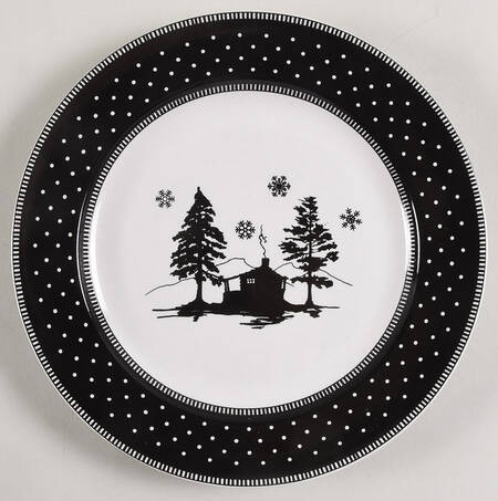 Adirondack Black Salad Plate