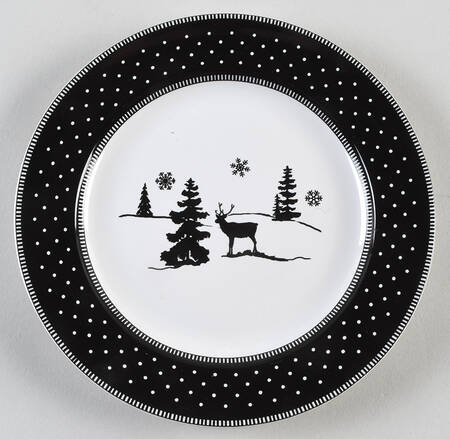 Adirondack Black Salad Plate