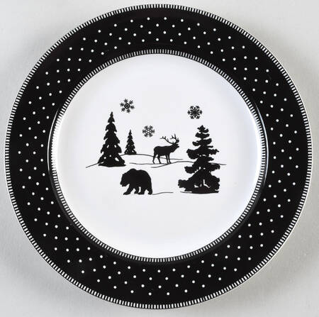 Adirondack Black Salad Plate